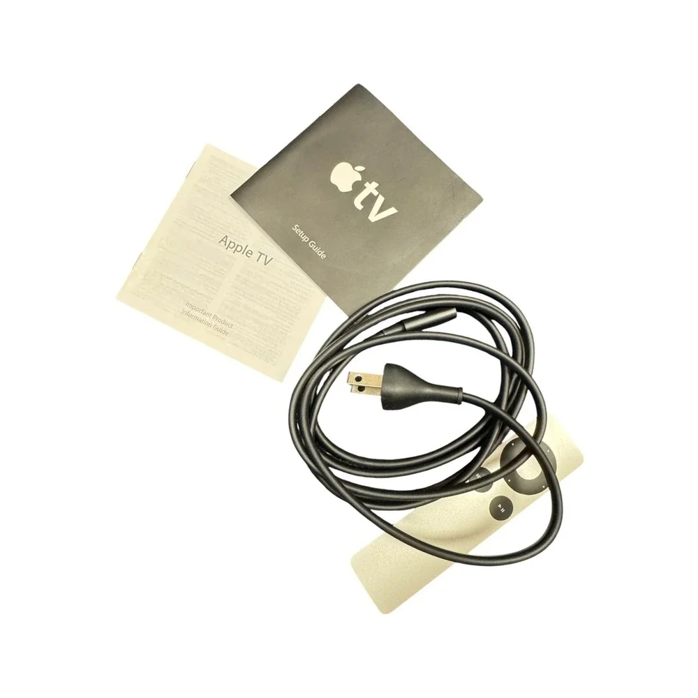 Apple TV 3rd Gen A1469 Media Streamer Black Good HD 1080p Remote HDMI